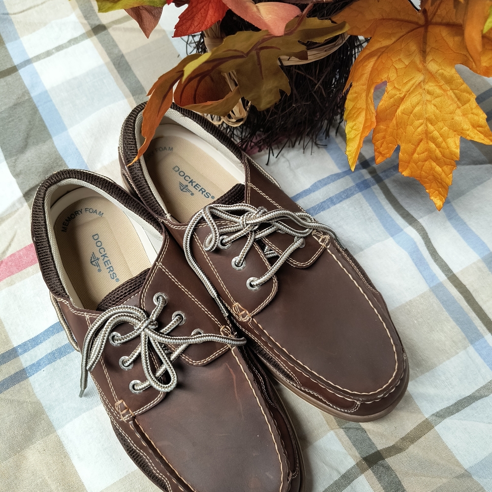 🎁⛄SALE Today $10 OFF Dockers Men's Brown Casual Shoes🥶$20 Final sale DEAL🎉